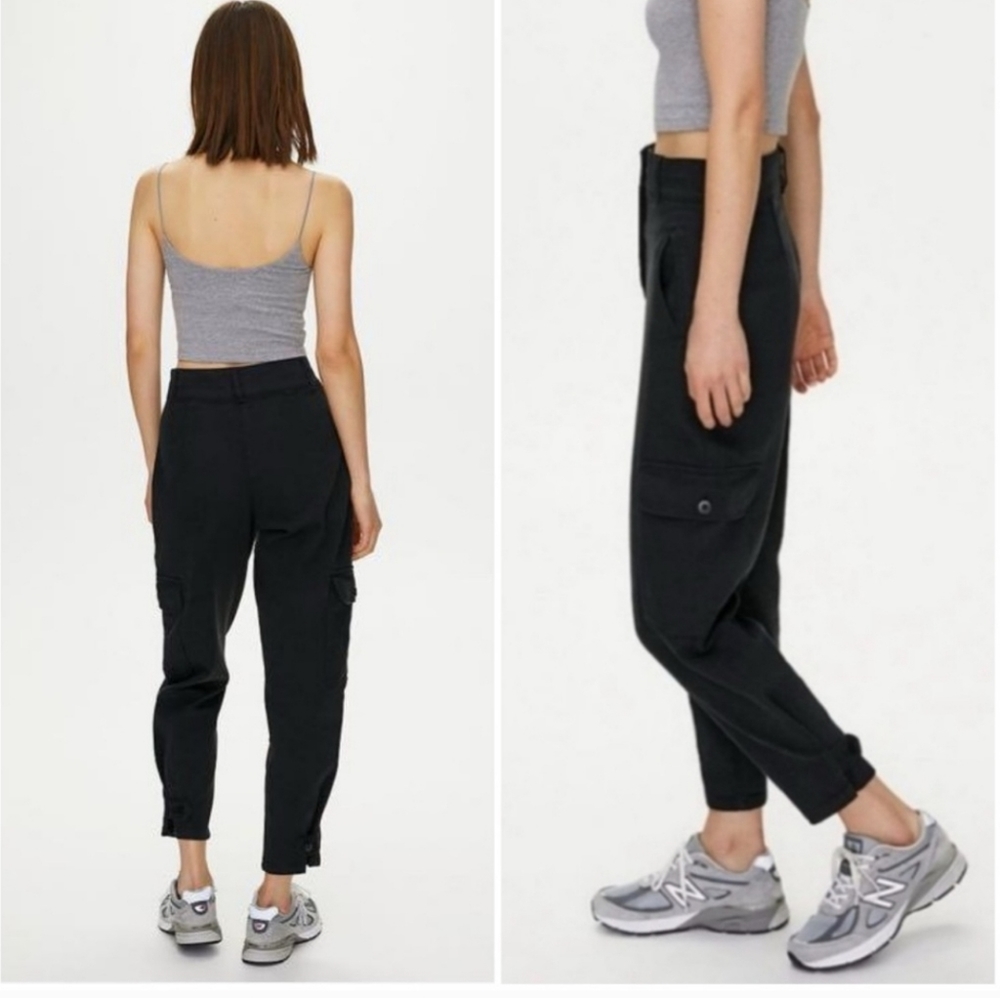 🌞Aritzia Wilfred Free Mika Modern Cargo Pants Black Size 0